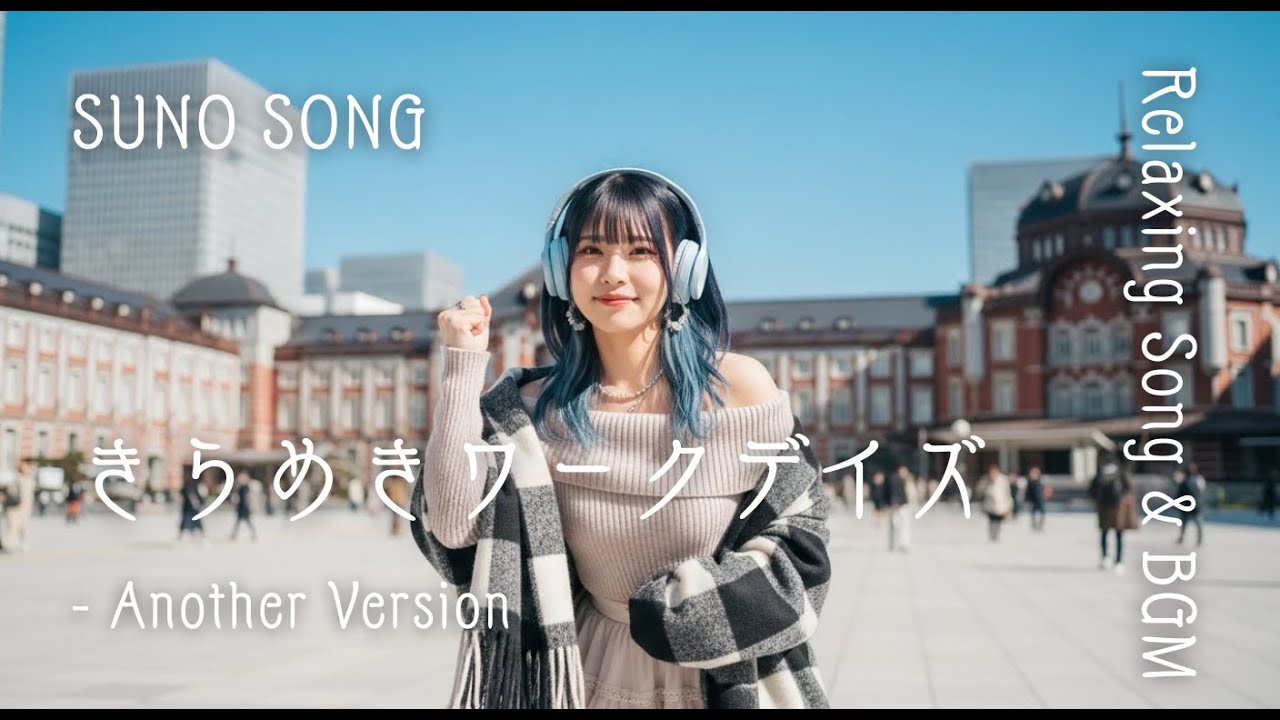 SUNO Song「きらめきワークデイズ - Another Version」｜SUNO AI & Relaxing Song