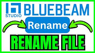 How To RENAME FILE In Bluebeam Studio (QUICK & EASY) 2026