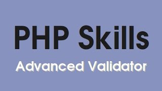 PHP Validation Advanced 1.05 -  Test Validation Functions