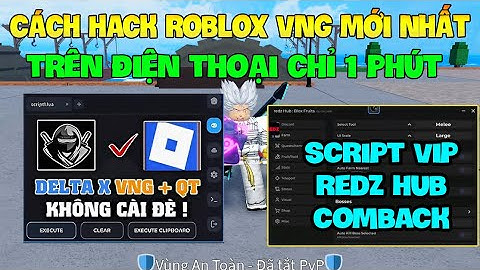 Cách Hack Roblox VNG Blox Fruit Trên Đt, Ios Và Pc - Delta x VNG New Và Script Redz Hub Comback
