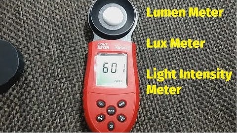Light Meter (Lumen Meter) , light intesity measurement