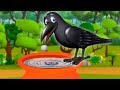 Ek Kauwa Pyasa Tha Poem - 3D Cartoon Animation Hindi Nursery Rhymes for Children | एक कौवा प्यासा था