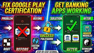 All banking apps working and Google Play Certified | Working Guide |