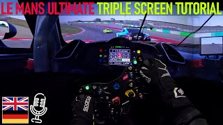 Set up Triple Screen + Tilt Cockpit on Le Mans Ultimate [English & Deutsch]
