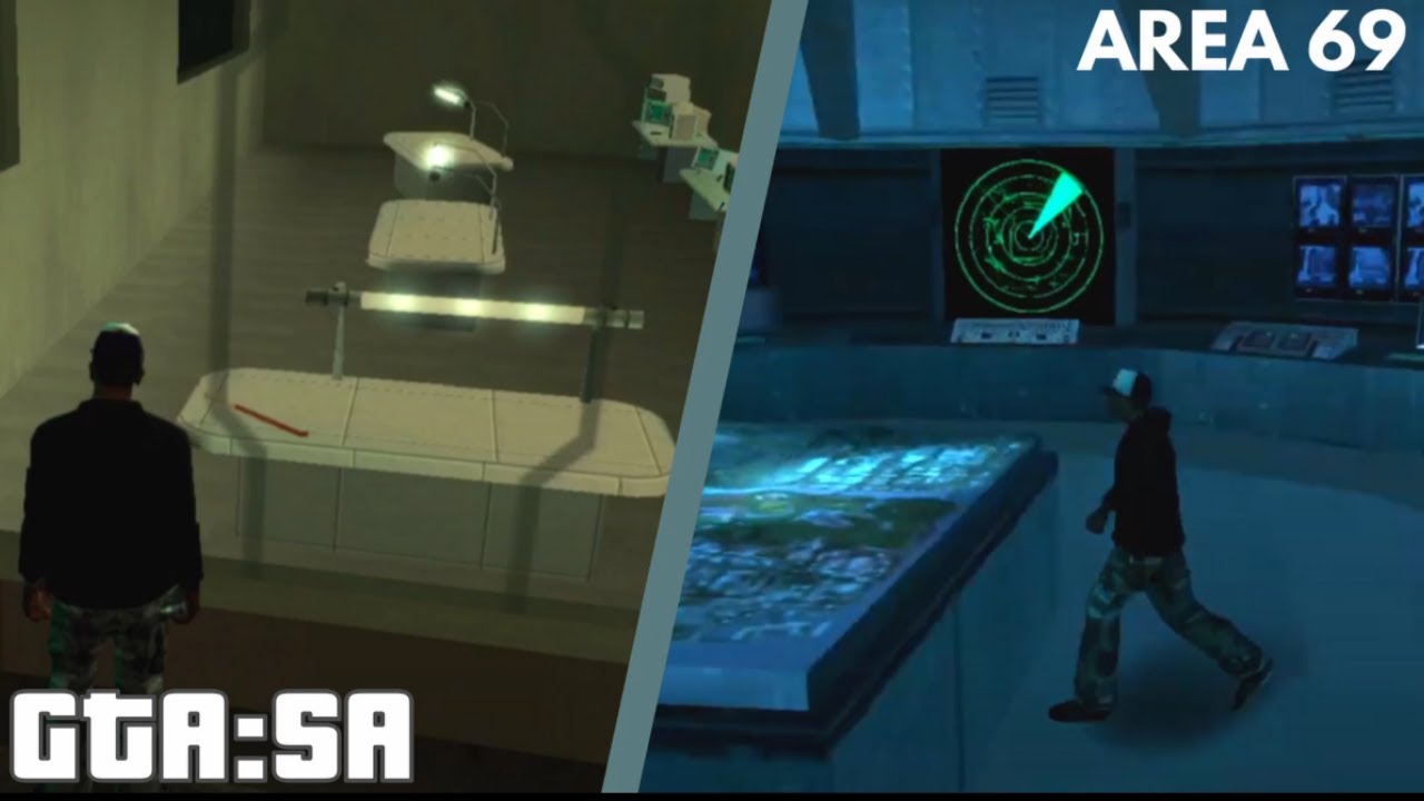 Exploring Area 69 - GTA San Andreas Aliens Special - YouTube