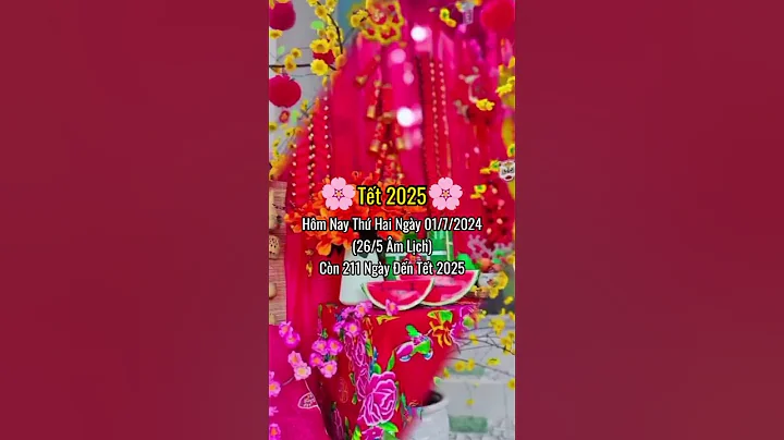 THÔNG BÁO: Còn 211 Ngày Nữa Là Đến Tết 2025 #tet2025 #fyp #viral