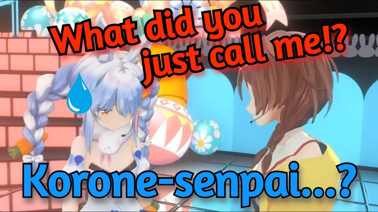 Korone Pulls a UNO Reverse Card When Pekora Called Her "Senpai" Instead of "Koro-san" [Hololive]