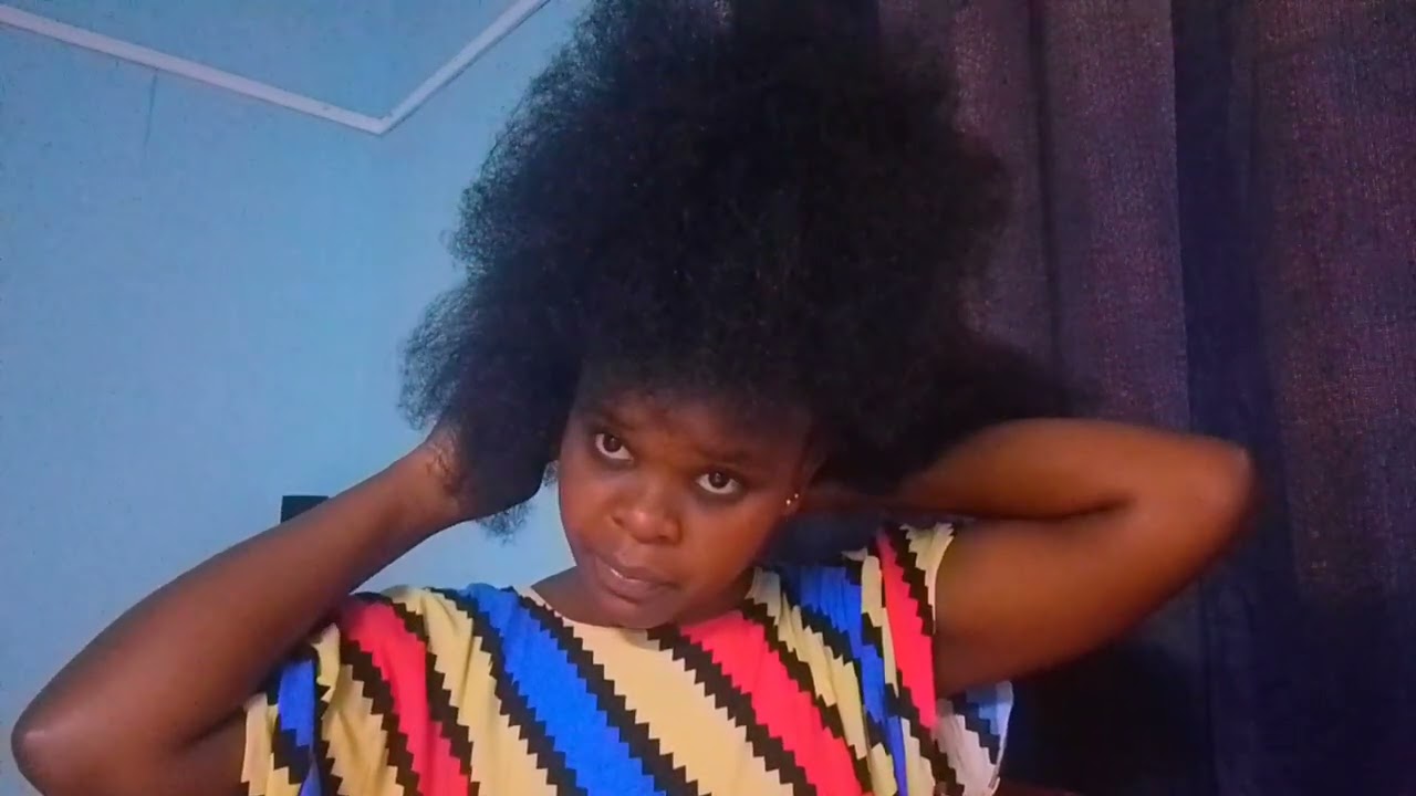 THE FIRST PAINFUL COMBING AFTER UNDOING BRAIDS😜