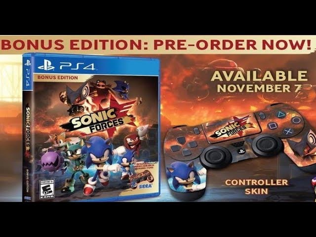 Sonic Forces Bonus Edition (PlayStation PS4) : : Videojuegos
