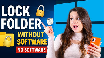 Lock Folder with Notepad (No Software Needed) 🔒