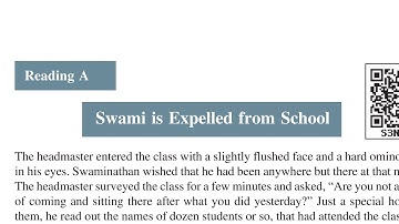 Swami is expelled from school | 10th english unit 4A CGBSE | FLIGHT ENGLISH READER| Unit 4 Reading A