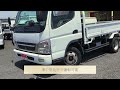 三菱ふそうキャンター３．５トン平ボディーワイドセミロング　荷台床木板張り　アオリ開閉補助装置　坂道発進補助装置　３ペダル６ＭＴ　総重量８トン