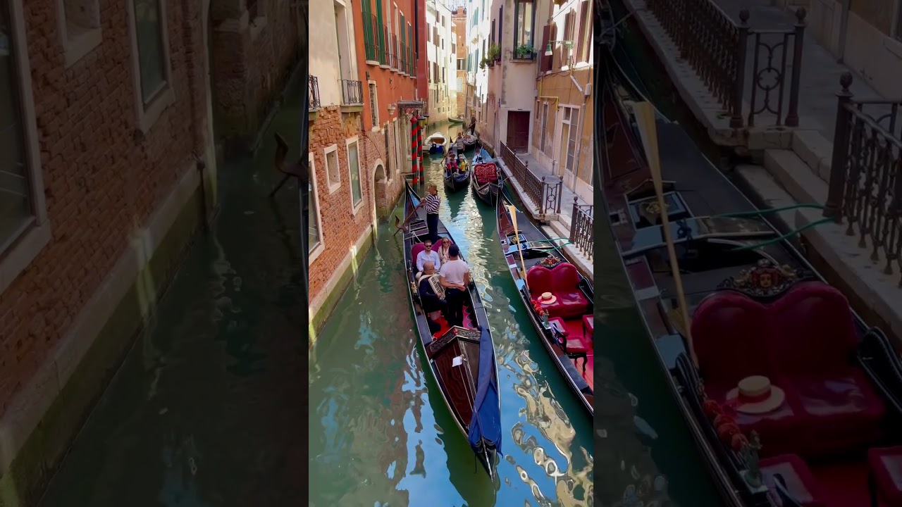 Just a regular guy on a boat in Venice, Italy. 