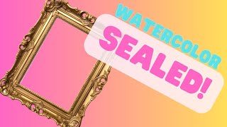 Framing a large watercolor Painting, without glass, part 2 screenshot 5