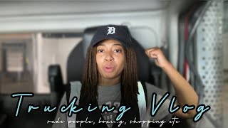 Trucking VLOG | Dealing with rude people 🌚| Ohio Run | Shopping | Boxing Class etc...