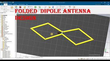 folded dipole antenna Loop antenna Rectangular loop Square loop antenna using CST