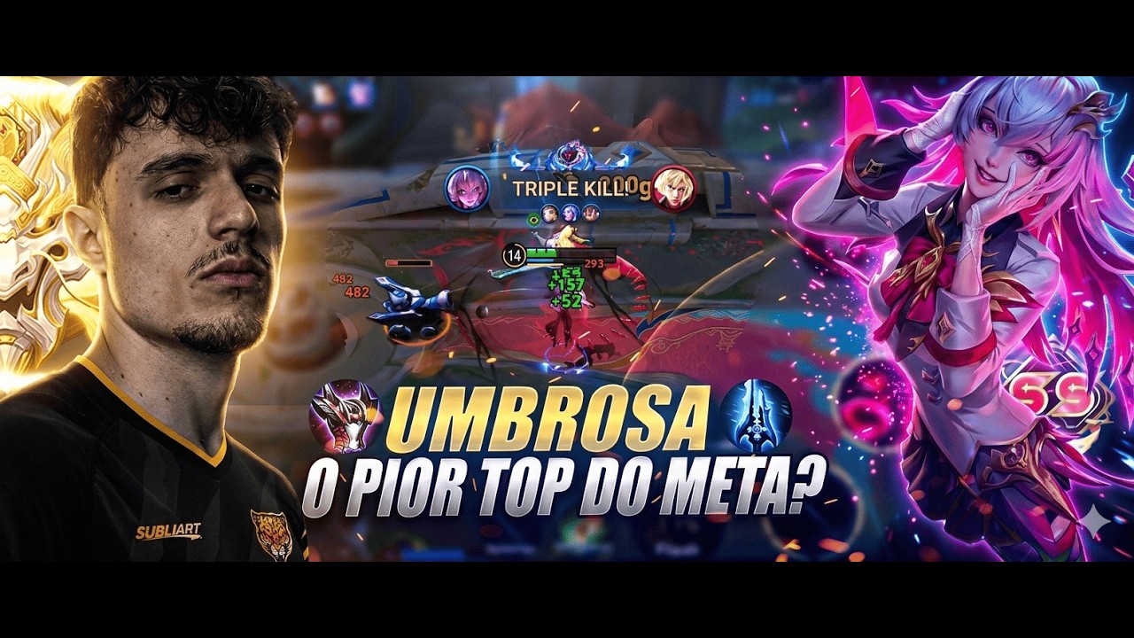 UMBROSA O PIOR TOP DO META? | HONOR OF KINGS