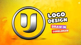 How To Make UJ Logo Design in CorelDRAW (Step-by-Step)