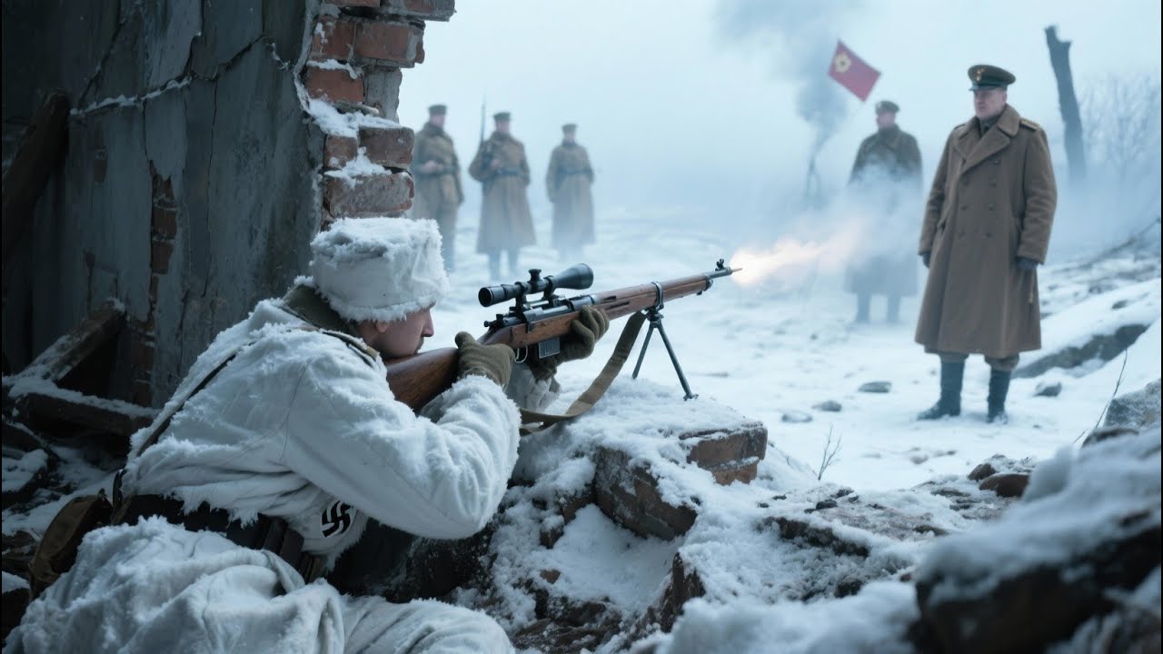 Deutscher Scharfschütze eliminierte sowjetischen General aus 800 METER Distanz mit einem Schuss