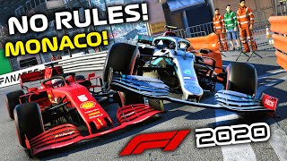 NO RULES RACING AT MONACO GP WAS CHAOS! | F1 2020 Online