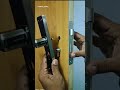 how to install a door lock#viralvideo#shortfeed#diy#shortvideo