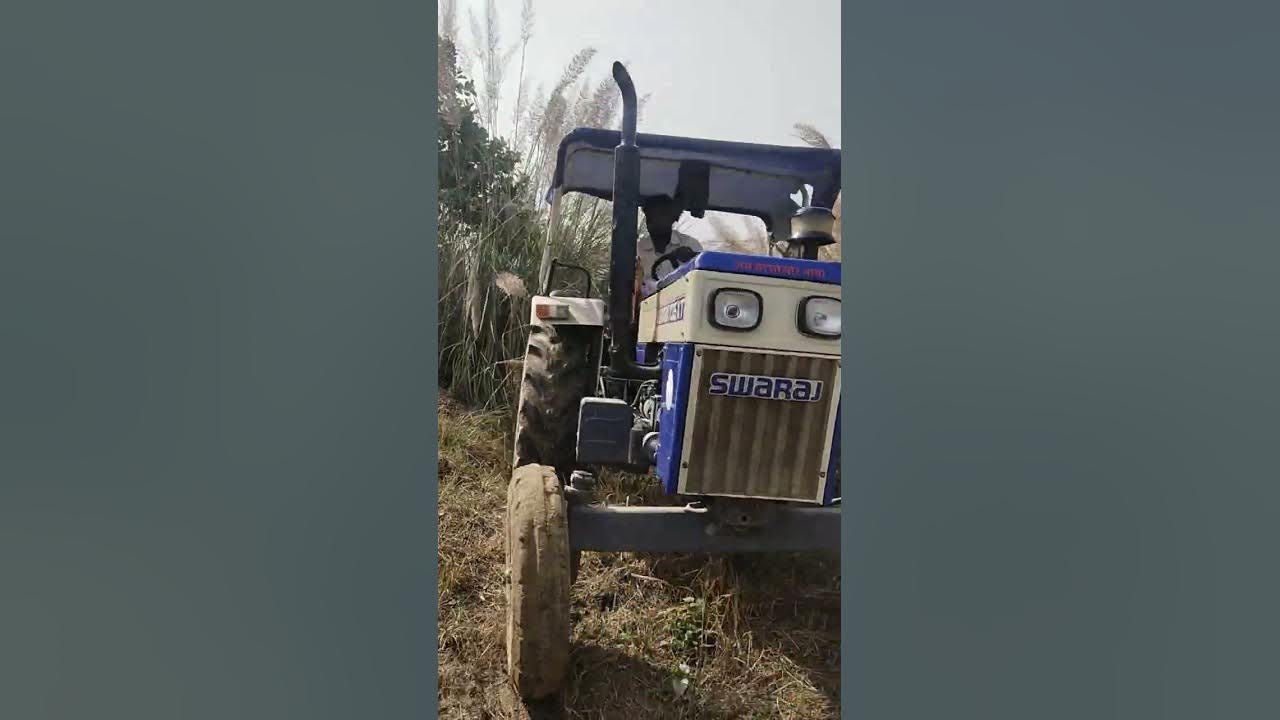 swaraj tractor 735 powerful power engine power steering YouTube
