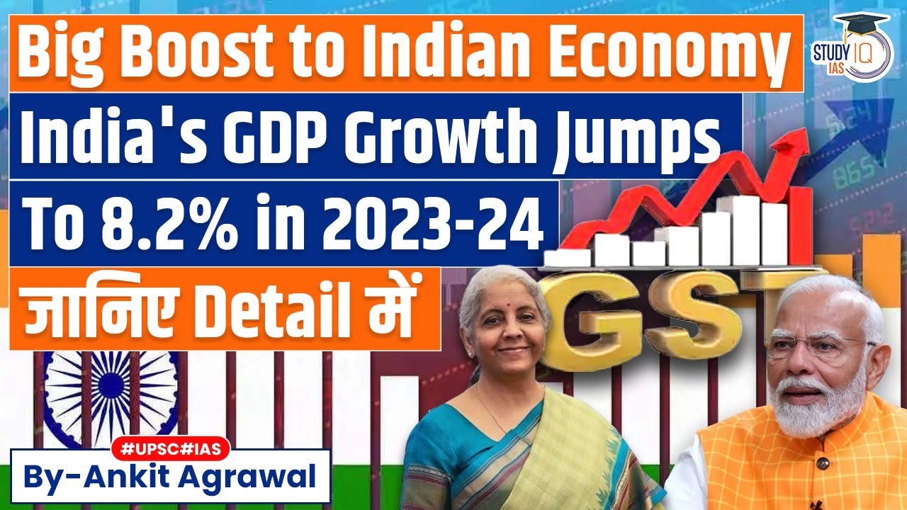 India's GDP Grows At 8.2% In FY24 As Economic Growth Exceeds Expectations | Republic World