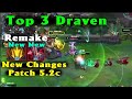 Draven Wild Rift Tốc chiến | New Patch 5.2c - CHANGES LETHAL TEMPO  + IMMORTAL SHIELDBOW | Top Rank