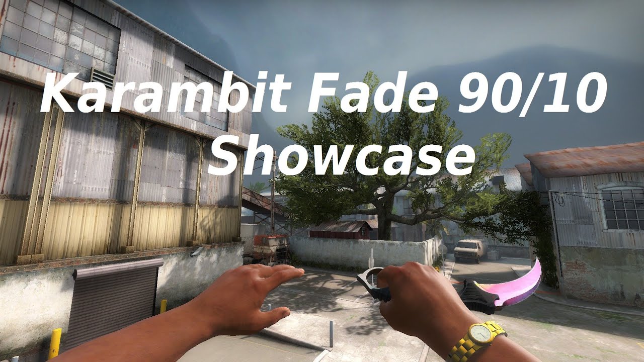 Karambit Fade 90/10 Showcase - 1080p - SlowMo