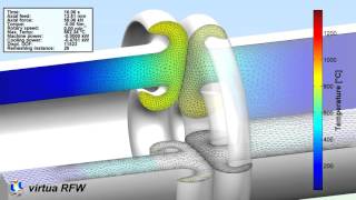 Tube-shaft friction weld with additional drilling hole; Postprocessing #4.