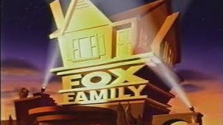 Fox Family Channel 1999 Logo With 20th Century Fox (Slanted Zero) Fanfare