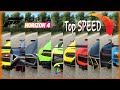 Forza horizon 4 top 10 fastest lamborghini cars  top speed battle all upgraded and tuned