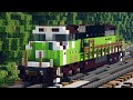 Minecraft Burlington Northern SD60M Train Tutorial
