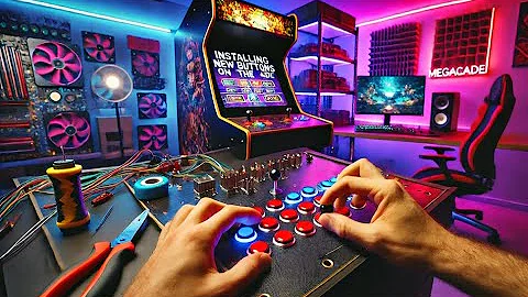 🍹 Installing new Buttons on the Megacade 🕹️ | Fixing Arcade  issues | Extreme Home Arcade Support 🔧