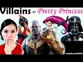 Villains as Disney Princess NEW ART CHALLENGE | Marvel MCU, Pokemon, Star Wars, Aladdin | Mei Yu HD