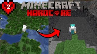 i removed 500k blocks to make a giant perimiter in Hardcore Minecraft | 1.20. Hardcore Minecraft #2