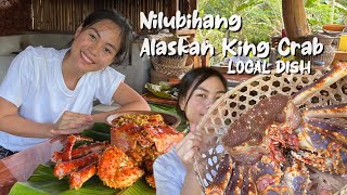 I cooked Alaskan King Crab for the firstime in the Province of Bohol (Nilubihan) BISAYA LOCAL DISH