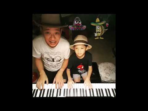 One Piano 4 Hands when he was 6 years old