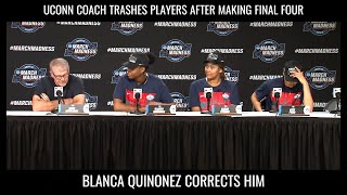 UCONN Coach Trashes Players After Making Final Four