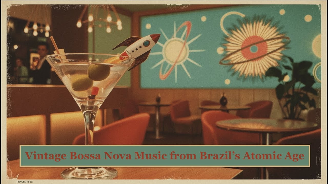 Smooth Bossa Nova Jazz Lounge ~ Atomic Age Rio | Relaxing Brazilian Guitar Background Music 2 Hours