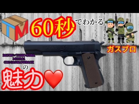 BATON×TANIO-KOBA(バトン×タニオコバ)】M1911A1 CO2GBB CO2ガス