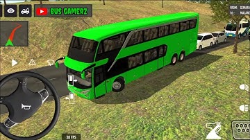 Indonesia coach bus simulator 💥 🤩|| euro bus driving simulator - android gameplay ‎⁨@BUSGAMERZ-77