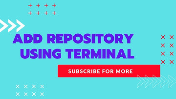 add repository using terminal of kali linux