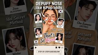 How K-Pop Idols Depuff Their Nose with Face Massage | That's So Korea 🇰🇷 #kinfluencer2026
