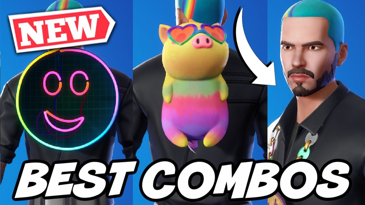 BEST COMBOS FOR *NEW* J BALVIN SKIN (J BALVIN BUNDLE)! Fortnite YouTube