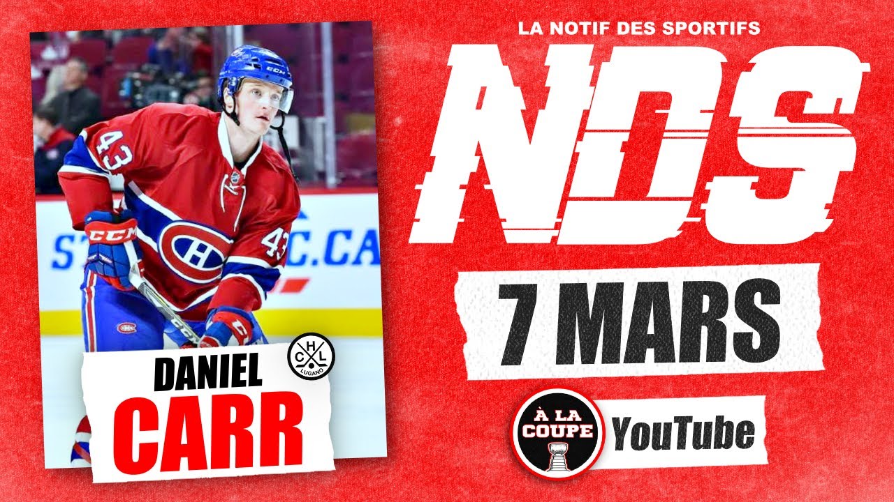 La notif des sportifs avec Daniel Carr