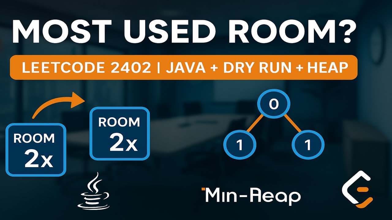Leetcode 2402. Meeting Rooms III | Java + Dry Run + Heap Explained ...