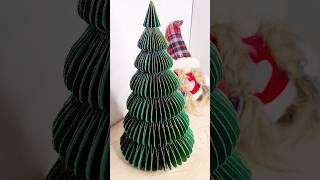 Honeycomb Christmas Tree #shorts #short #diy #origami #christmas #christmasdecorations