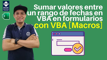 😎 Sumar valores entre un rango de fechas en VBA en formularios | ExcelAprende