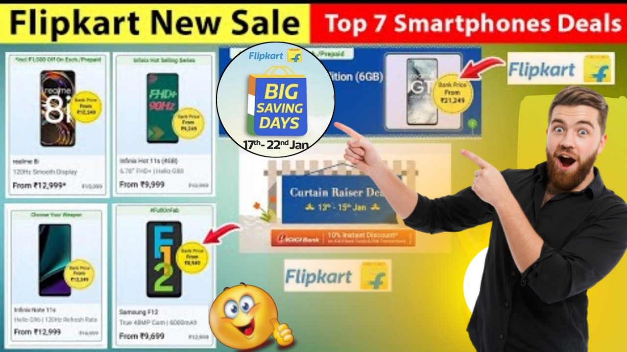 Top 5 Best Smart phone | Flipkart Big Saving Day 2022 | Flipkart Mobile Phones offer | Amazon sale